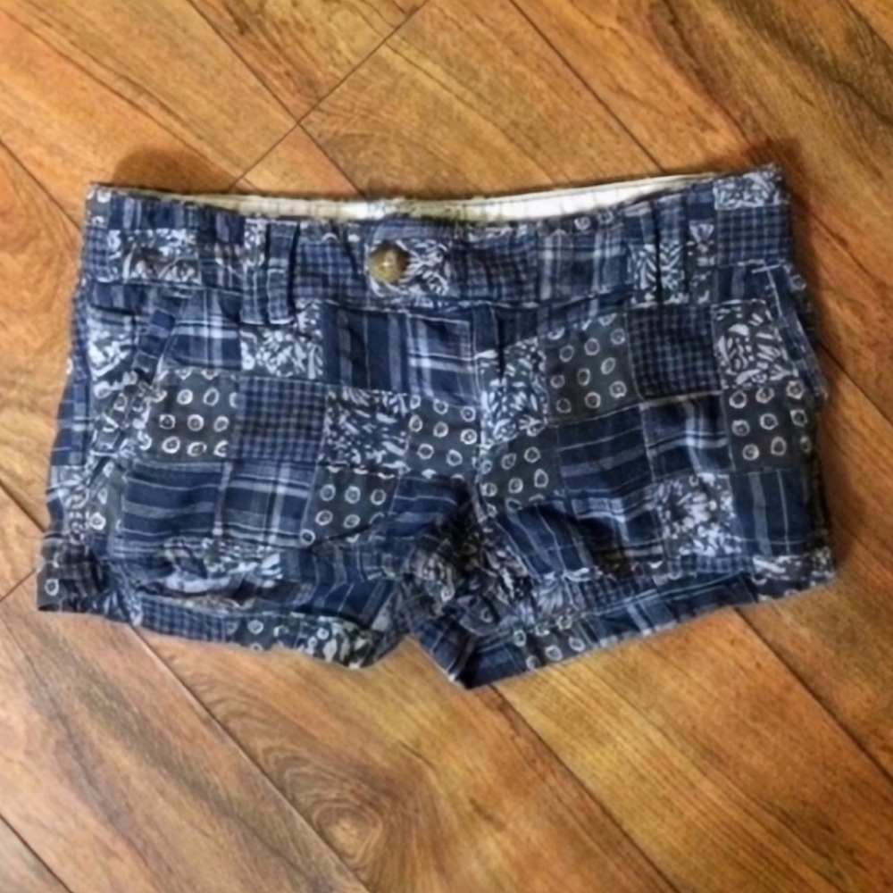Beautiful American Eagle Blue Patchwork Women's S… - image 1